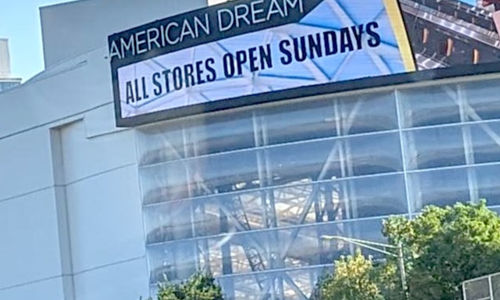 Pusat perbelanjaan American Dream di New Jersey.