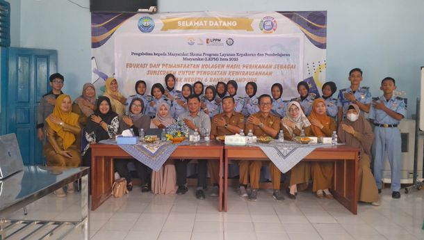 Prodi TIP Itera Latih Siswa SMKN 6 Bandar Lampung Olah Kolagen Ikan Jadi Tabir Surya