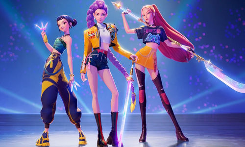 Film animasi KPop Demon Hunters.