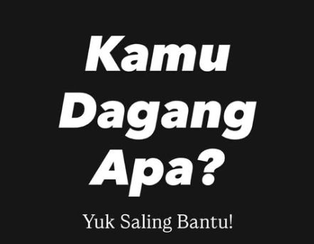 Habib Jafar juga turut membantu para pelaku UMKM.