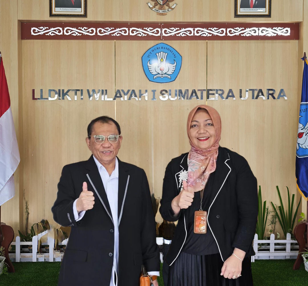 Rektor UTND Medan bersilaturahmi ke LLDIKTI Wilayah 1