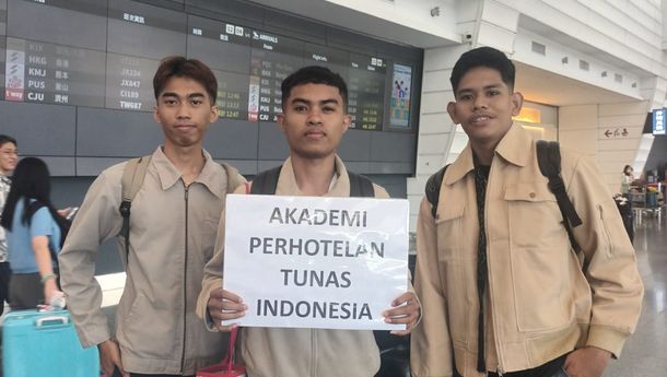 Tiga Mahasiswa APTI, Tangsel Mulai Jalani Magang Setahun di Hotel Pin Jiaoxi, Taiwan