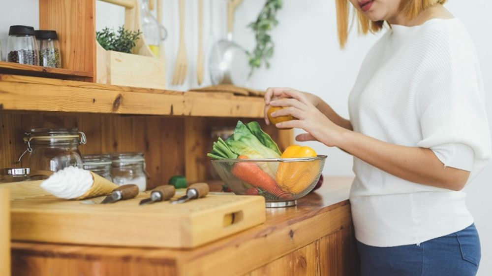 Ilustrasi dapur ramah lingkungan.