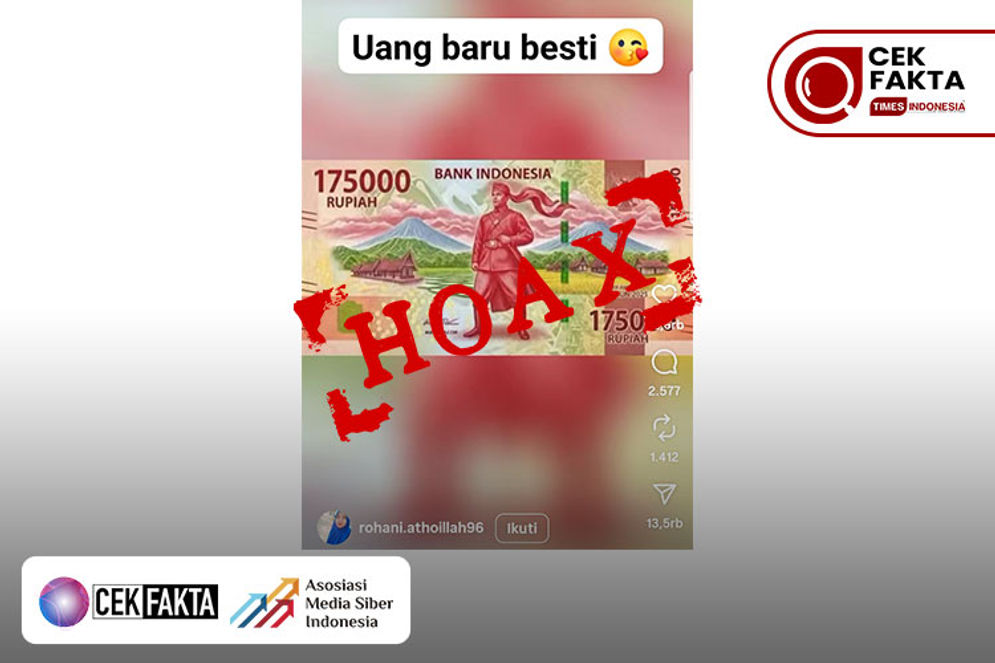 Hoaks: Bank Indonesia Keluarkan Uang Pecahan Baru