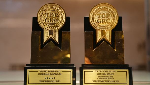 Komitmen Terapkan GRC, PGN Raih TOP GRC Award 2025