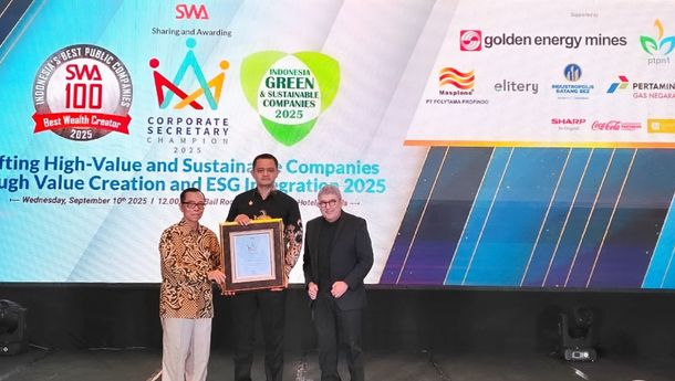 PTPN I Raih Indonesia Corporate Secretary Champion 2025