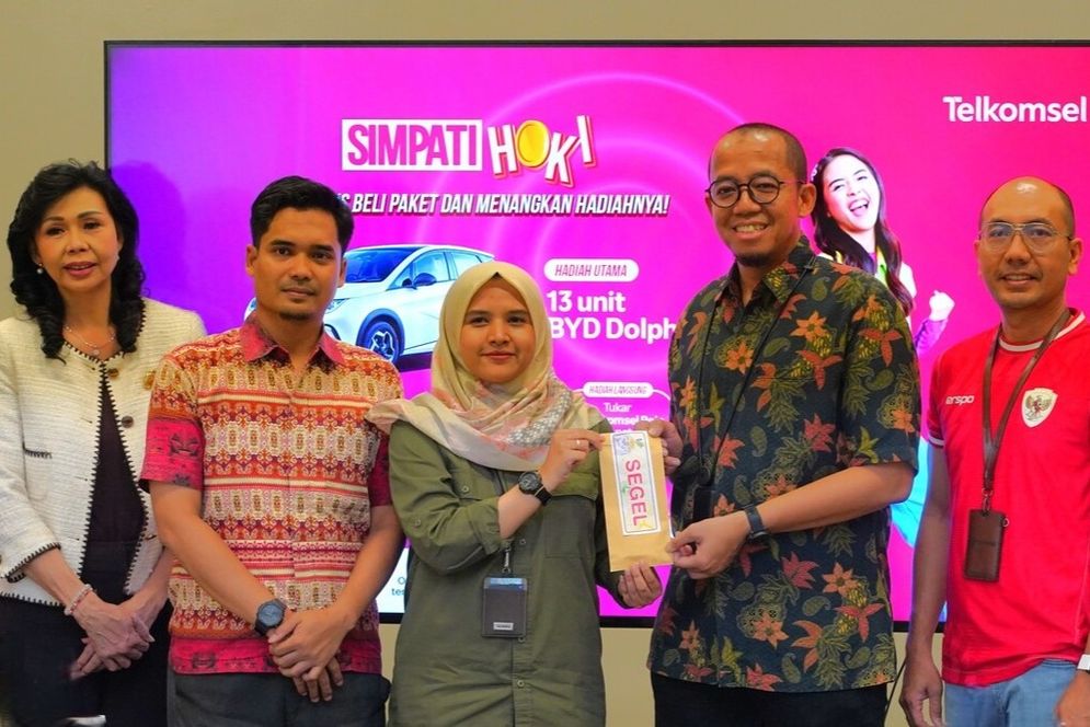 Telkomsel Umumkan 13 Pemenang Mobil Listrik BYD Dolphin Grand Prize SIMPATI HOKI
