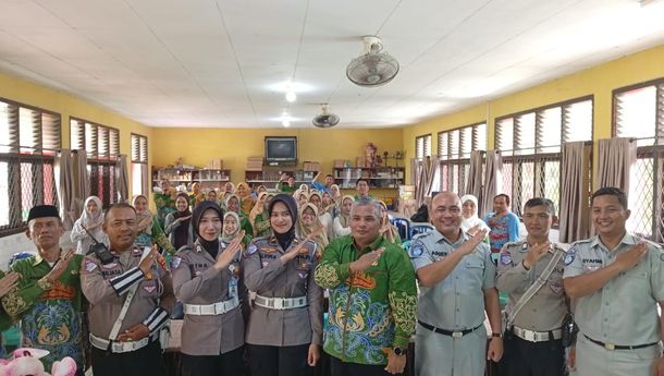 Jasa Raharja Kembali Gelar Pengajar Peduli Keselamatan Lalu Lintas di SMPN 3 Bandar Lampung