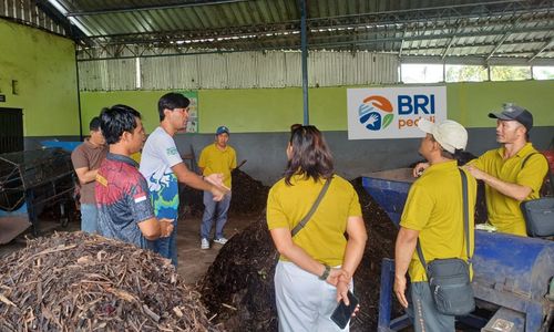 BRI Peduli Latih Warga Bali Diversifikasi Produk Pupuk Kompos