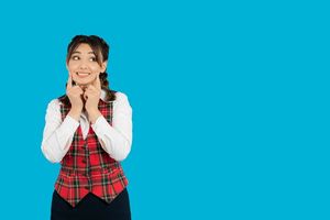 Ilustrasi seorang siswi SMA.