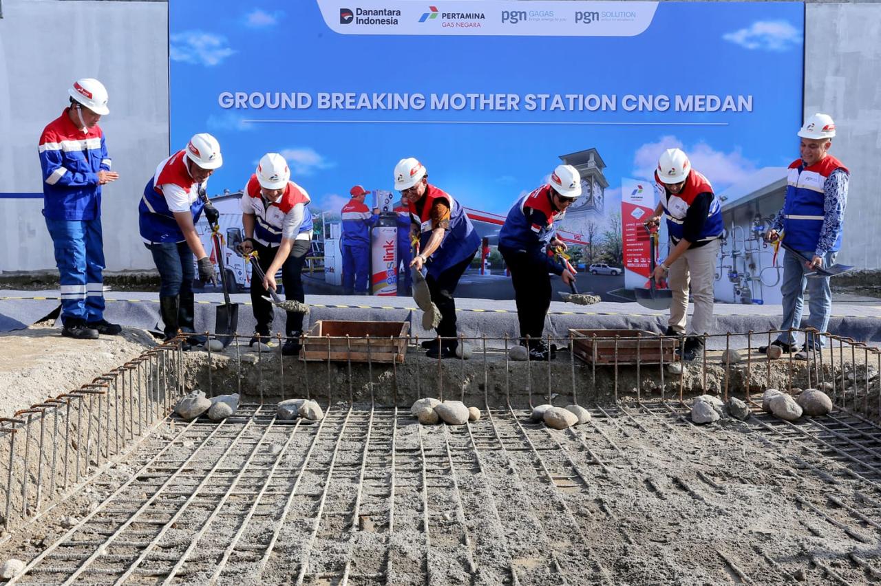 Ground breaking pembangunan Mother Station di Kota Medan