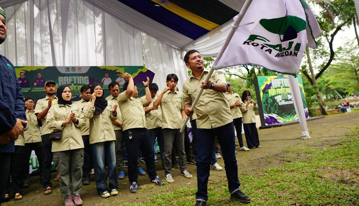 FAJI Kota Medan berkomitmen mencetak atlet profesional dan mempromosikan olahraga arung jeram agar semakin diminati masyarakat