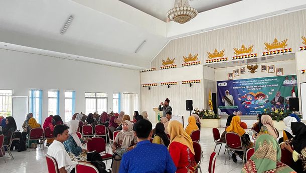 Dinas Perpustakaan dan Kearsipan Tanggamus Latih Guru dan Orang Tua Membaca Nyaring