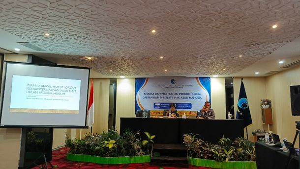 Kanwil Kementerian HAM Lampung Komitmen Dorong Produk Hukum Daerah sesuai Prespektif HAM