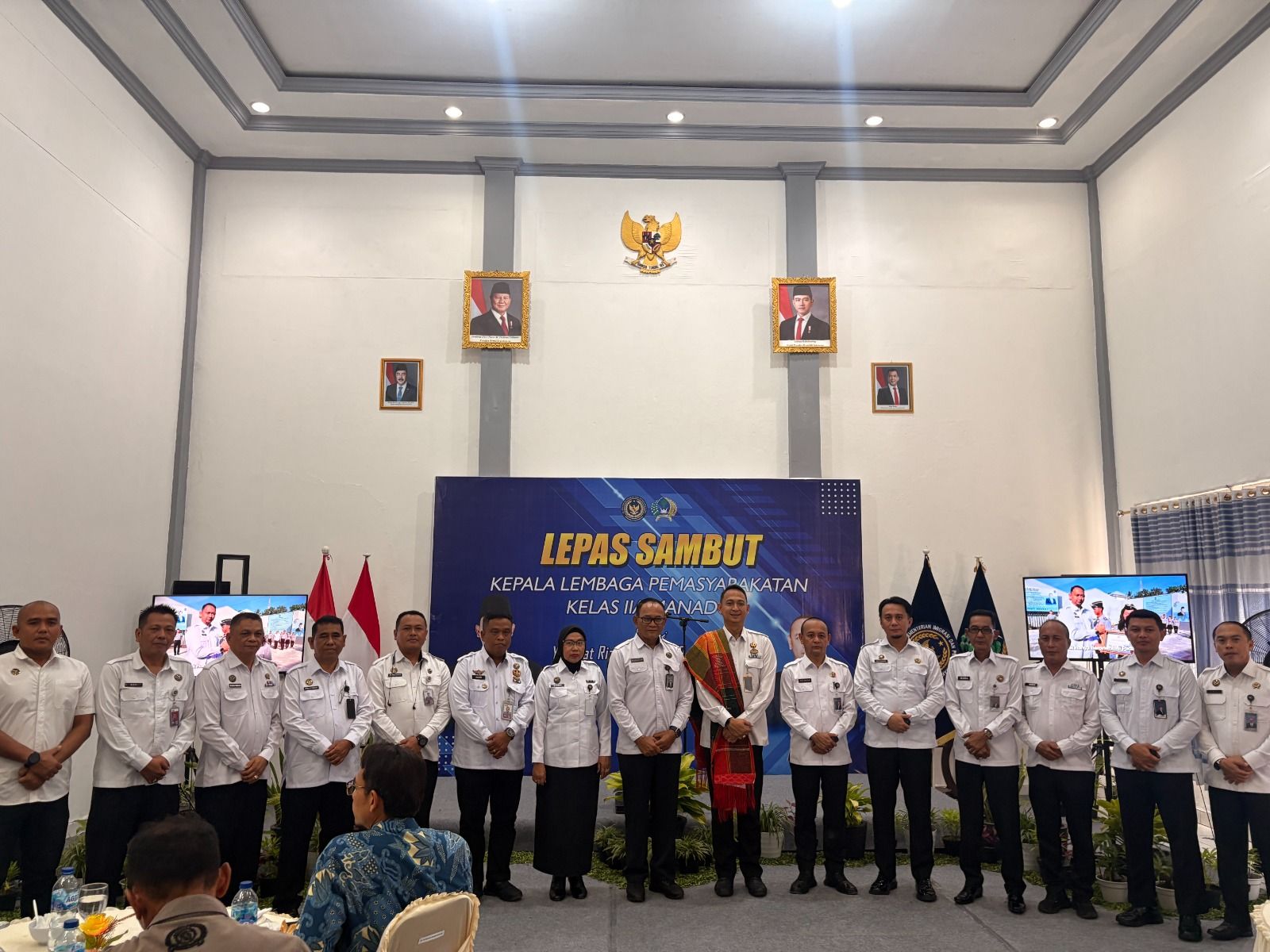 Lepas sambut Kepala Lapas Manado.