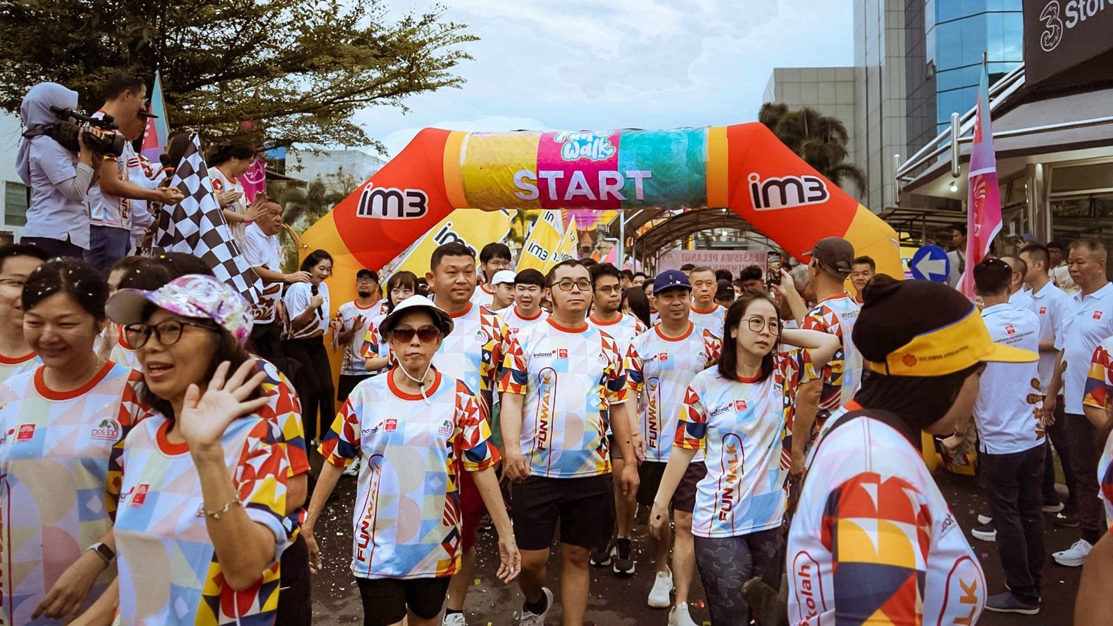 Indosat gelar fun walk bersama INTI Sumut