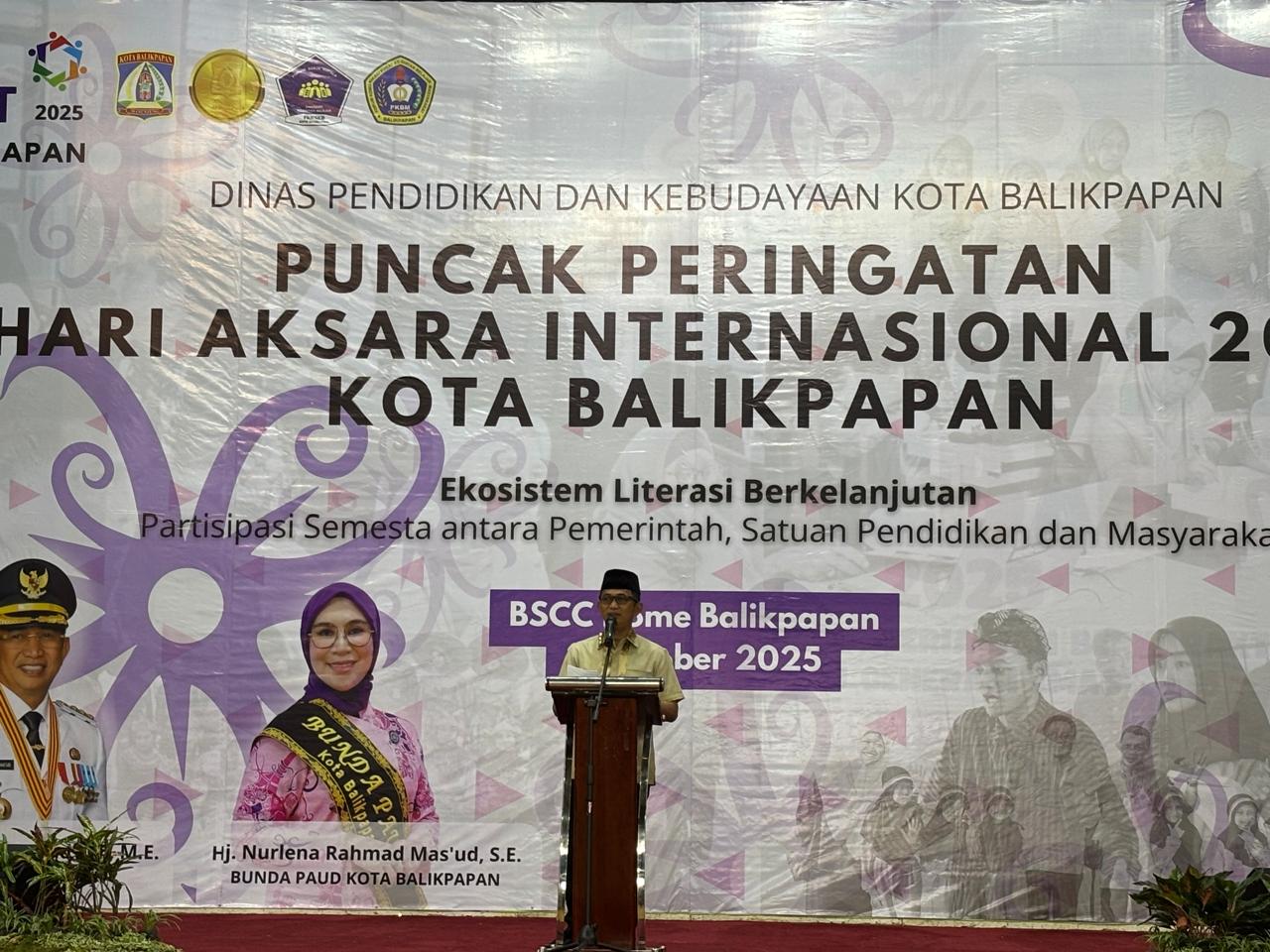 Hari Aksara Internasional, Wali Kota Balikpapan Rahmad Mas'ud Pastikan Fasilitas Merata di Semua Lembaga Pendidikan
