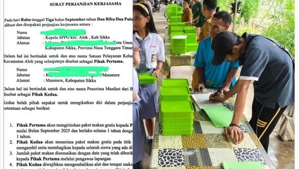 Masih Terngiang Heboh MBG Berulat,  Kini Muncul Heboh MoU MBG Misterius di Sekolah-sekolah di Kabupaten Sikka