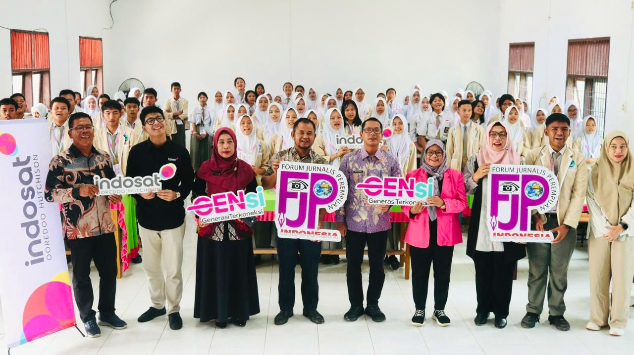 Indosat dan FJPI Sumut gelar Workshop Literasi Digital di SMA Negeri 6 Binjai