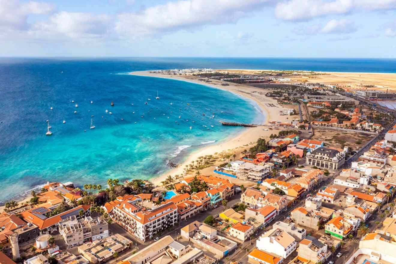 Pantai di Cape Verde.