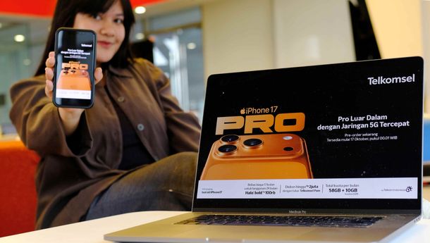 Telkomsel Hadirkan Pre-Order iPhone 17 Series Paket Bundling Halo+