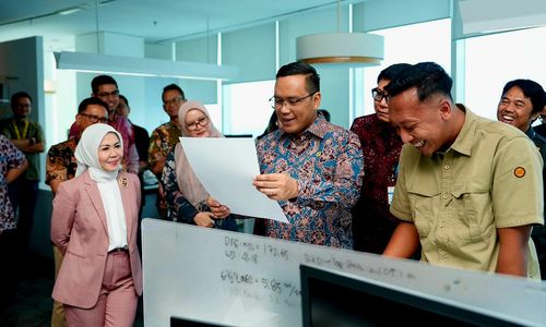 PGN Saka menerima kunjungan kerja Direktur Utama Pertamina Simon Aloysius Mantiri
