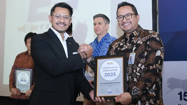 Jasa Raharja Raih Penghargaan dari Indonesia National Air Carriers Association