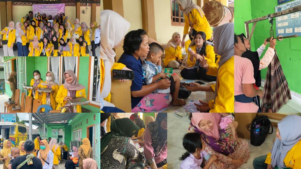 Gerakan Ibu Sehat Sumatra Selatan (GISSEL) di Posyandu Arisan Gading, Senin, 20 Oktober 2025.