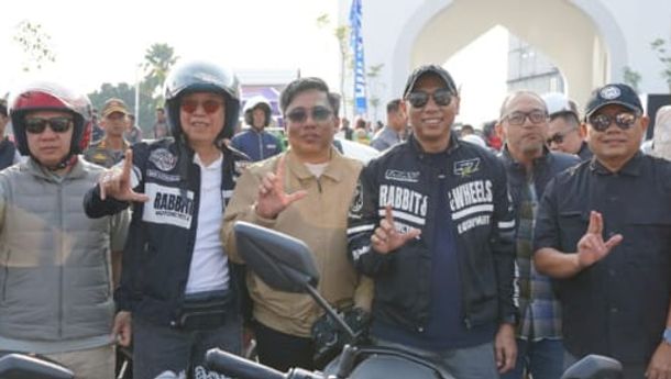 Jasa Raharja Gelar Roadvibe Safety Riding Pengendara Sepeda Motor Gabungan Roda Dua Lampung