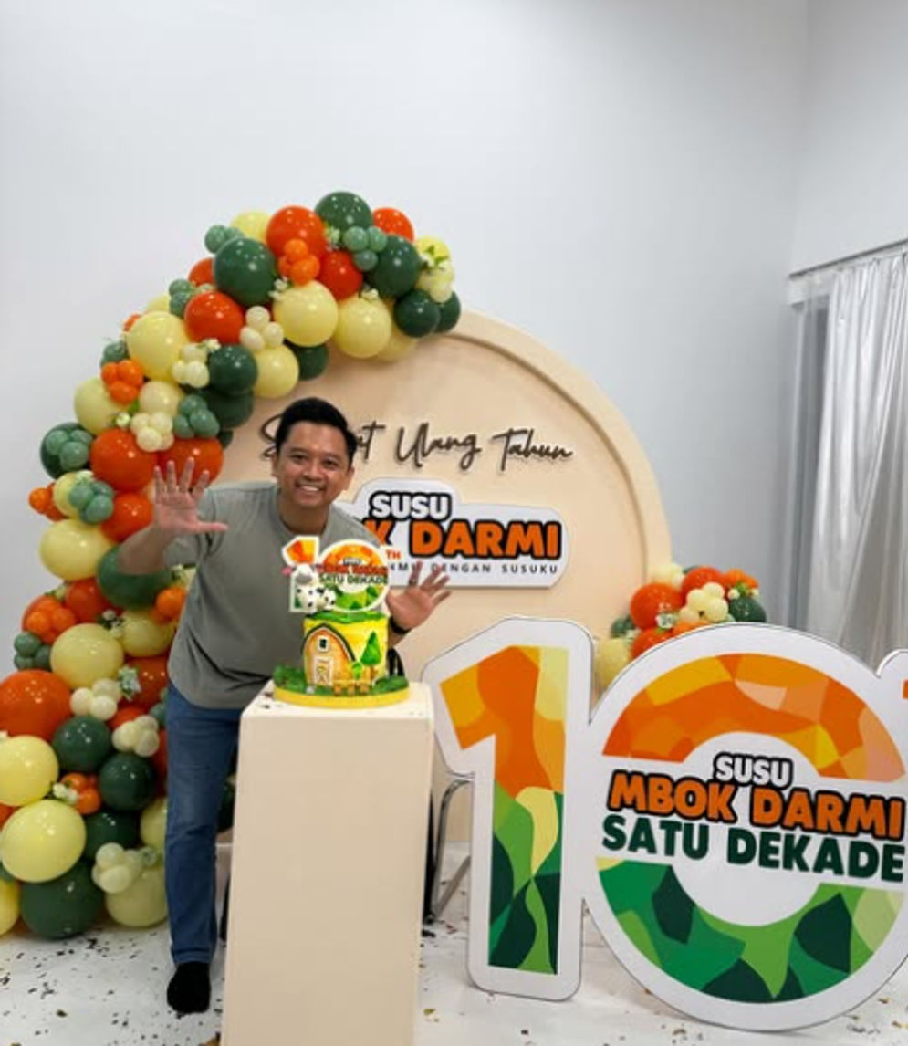 Dhony Pratama Pendiri Susu Mbok Darmi