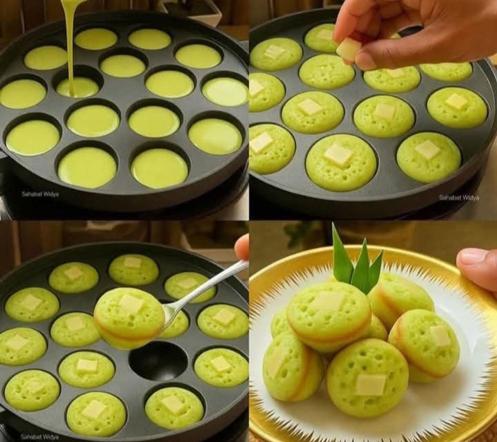 Kue Cubit Pandan