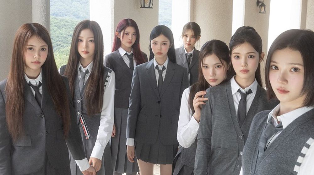 Girl group K-pop Hearts2Hearts dari SM Entertainment.