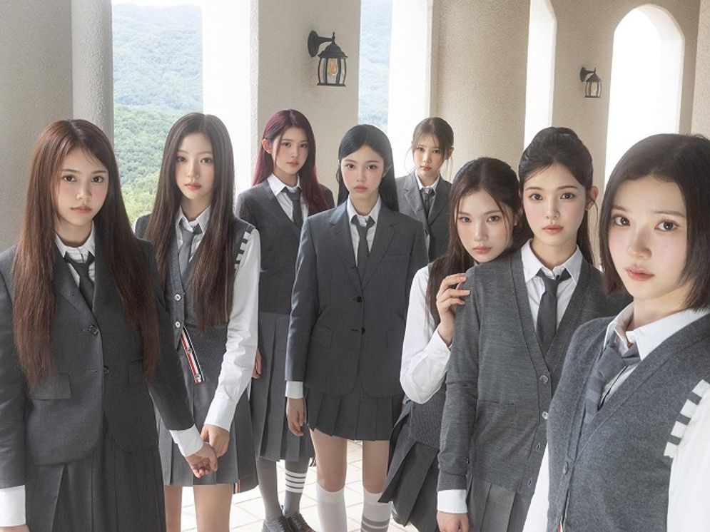 Girl group K-pop Hearts2Hearts dari SM Entertainment.