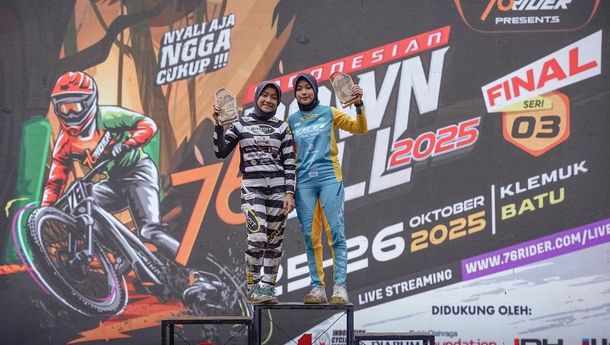 Perjuangan Tak Kenal Lelah, YTI RT Cetak Prestasi di 76 Indonesian Downhill 2025