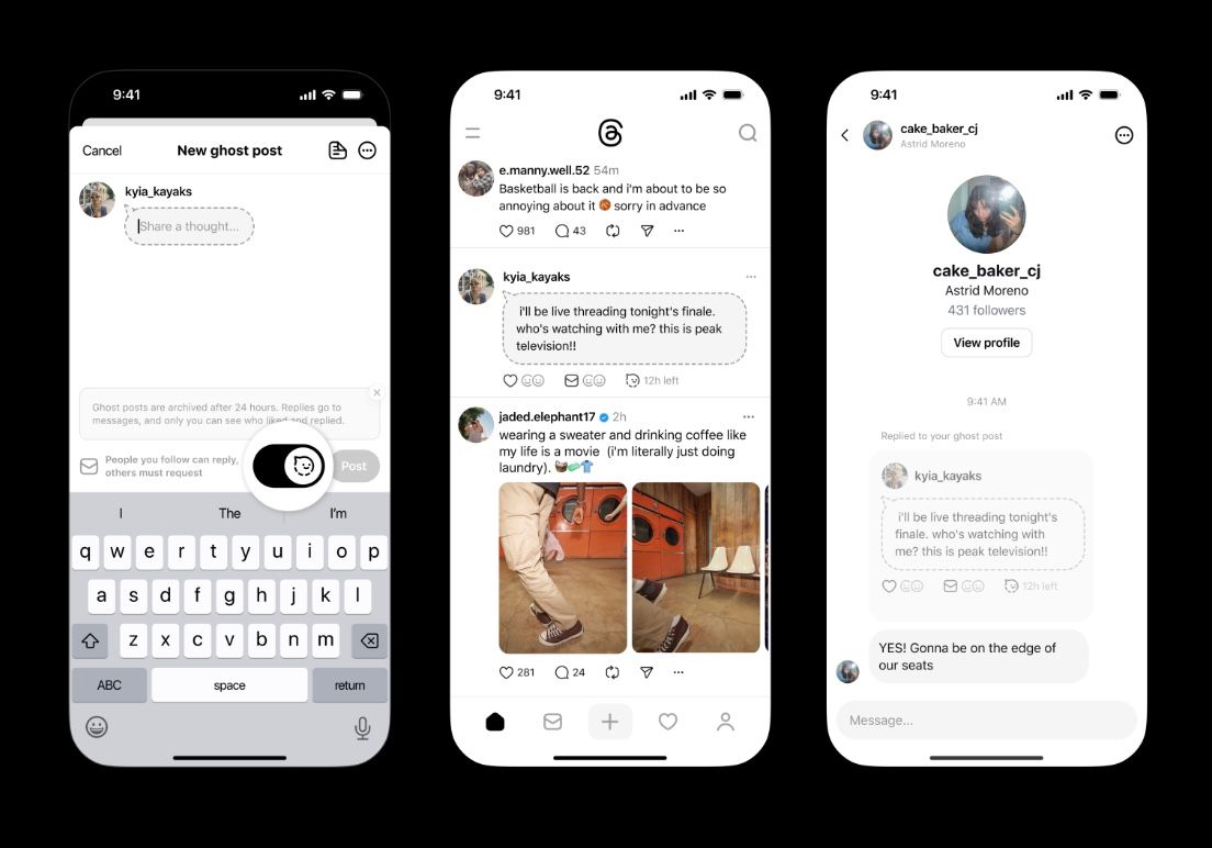 Threads Kini Tambahkan Fitur Ghost Posts yang Hilang Setelah 24 Jam, Seperti Story Instagram?