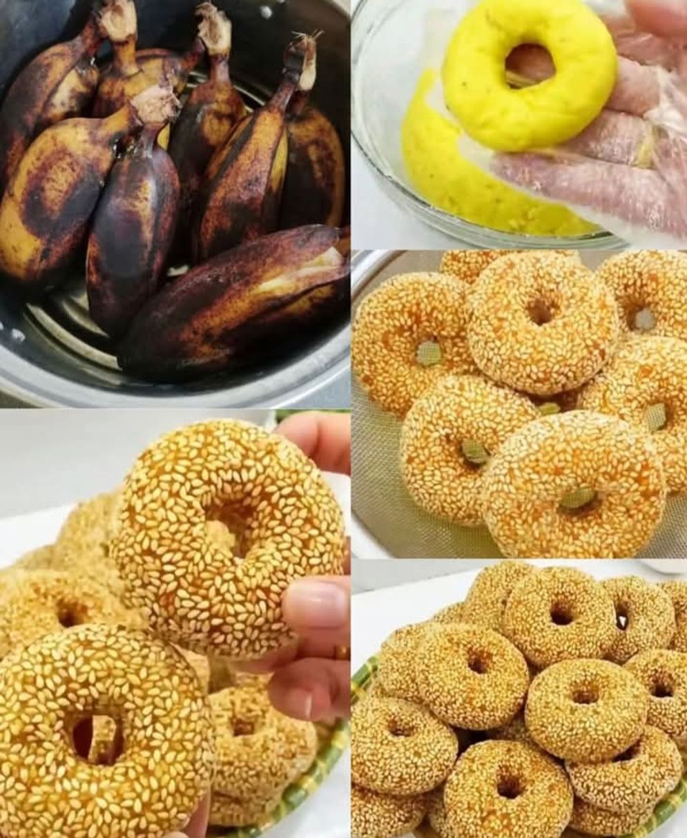 Donat Pisang Wijen