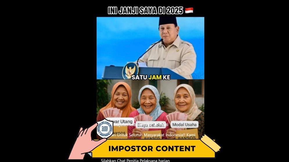 Waspada  Penipuan:  Prabowo Mau Transfer Puluhan Juta Lewat Chat Via Messenger FB, Cek Faktanya