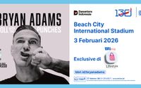 Praktis! Ini Cara Beli Tiket Konser Bryan Adams ‘Roll With The Punches Live in Jakarta 2026’ via BRImo