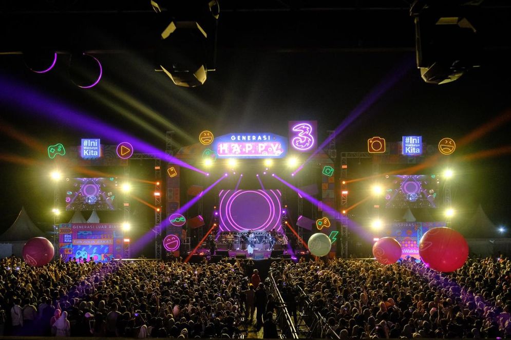 Tri Kembali Sukses Gelar Generasi Happy 2025! Anak Muda Wujudkan Pensi Impian Bareng Idola