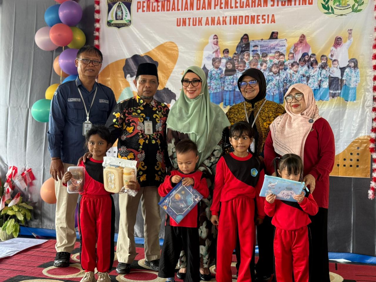 Bawe Paser Balikpapan Bergerak, Edukasi Cegah Stunting di Kampung Atas Air