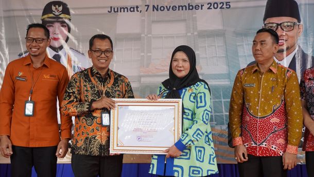 Walikota Bandar Lampung Resmikan Pelayanan Statistik Terpadu BPS