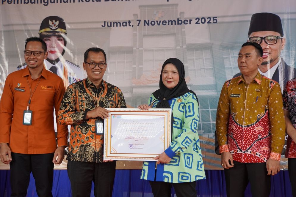 Badan Pusat Statistik (BPS) Kota Bandar Lampung meresmikan Pelayanan Statistik Terpadu (PST) pada Jumat (7/11/2025) di Kantor BPS Kota Bandar Lampung.