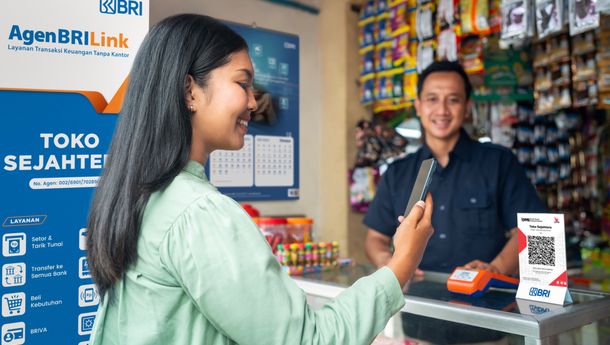 Lewat 1,2 Juta AgenBRILink, Transaksi Keuangan Mencapai Rp1.294 Triliun