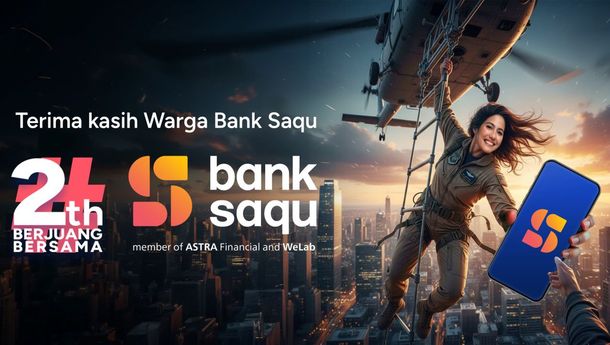 Bank Saqu Tembus 3,2 Juta Nasabah di Tahun Kedua, Dorong Masyarakat Lebih Aktif dan Produktif