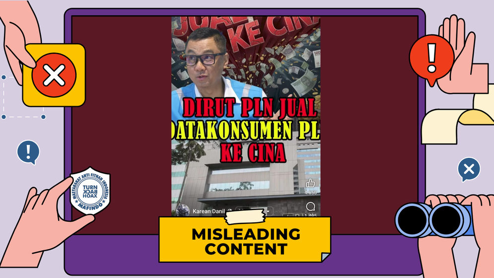 Hoaks: Dirut PLN Jual Data Konsumen PLN ke China, Cek Faktanya Yuk!