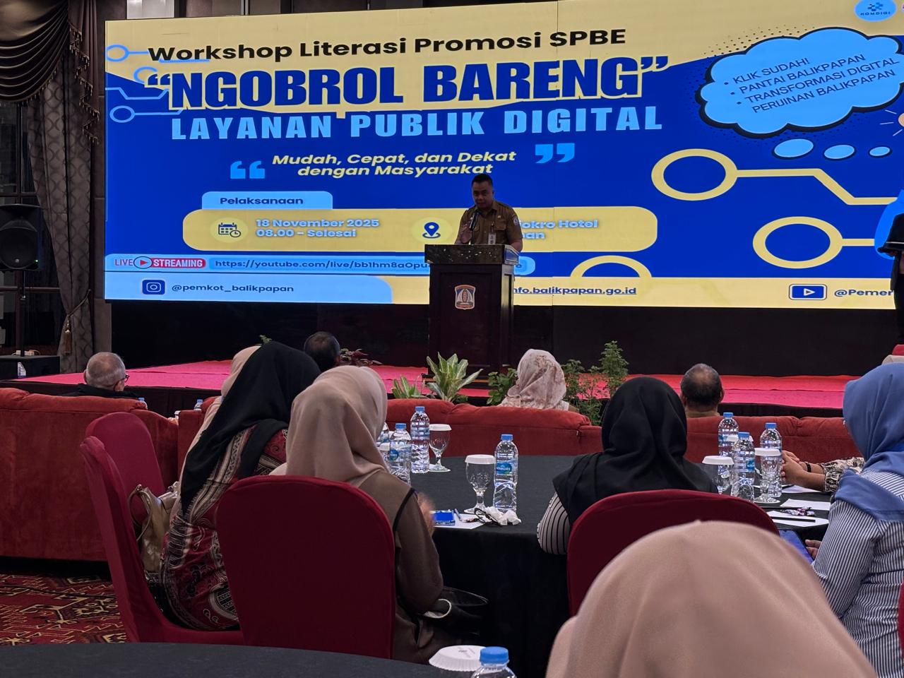 Sekretaris Diskominfo Balikpapan, Agung Wibowo