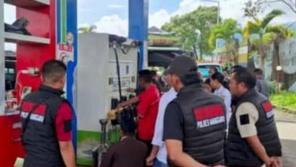 Polres Manggarai Gelar Sidak BBM Bersubsidi di Sejumlah SPBU