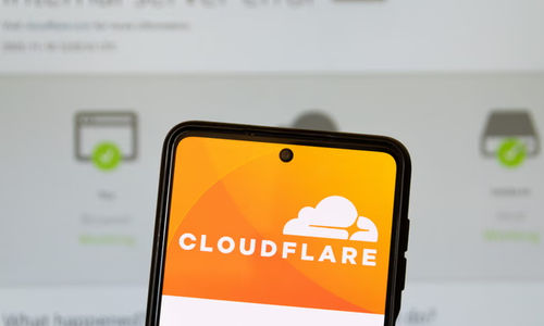 Ilustrasi gangguan Cloudflare.