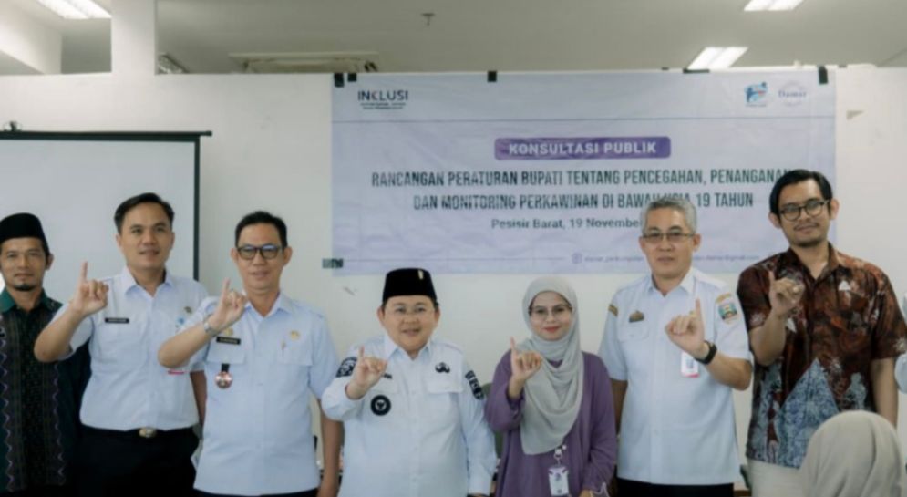 Perkumpulan DAMAR Gelar Konsultasi Publik Pastikan Ranperbub P2M Perkawinan Usia Dibawah 19 Tahun di Pesisir Barat