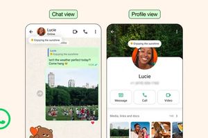 Fitur baru WhatsApp bernama About, yang mirip Instagram Notes.